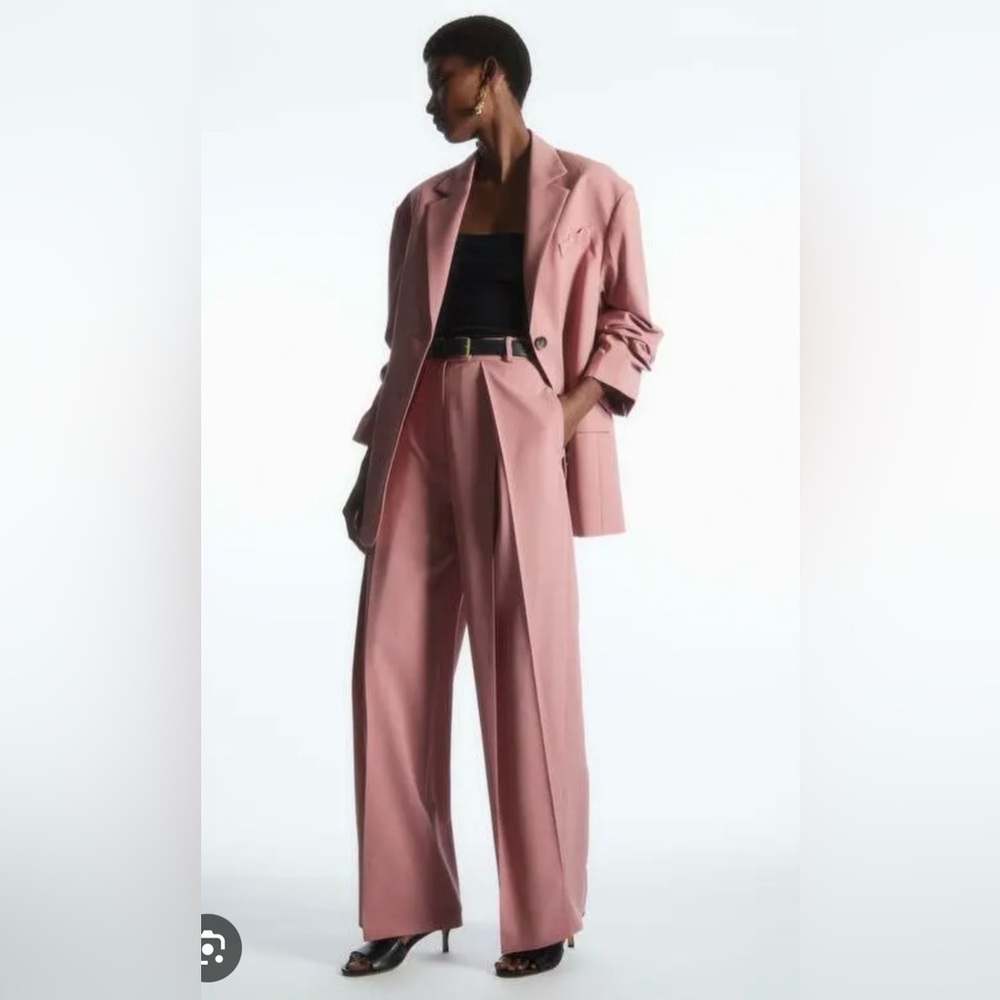 Cos Wide Leg Pleated Plants